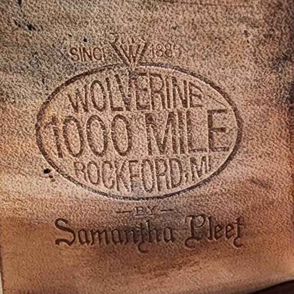 Samantha Pleet Wolverine 1000 Mile Arc Ankle Chelsea Booties Size 8 - Picture 8 of 10